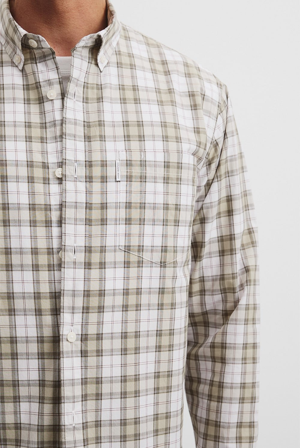 Regular Fit Cotton Check Shirt