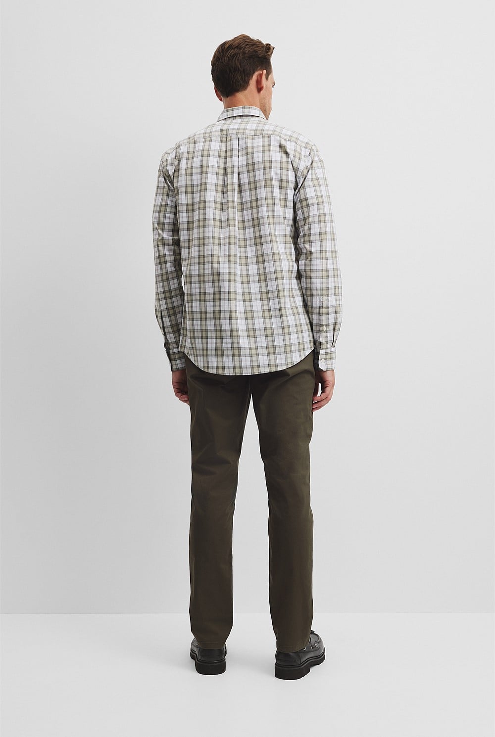 Regular Fit Cotton Check Shirt