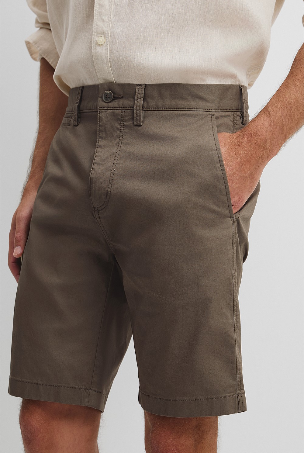 Australian Cotton Stretch Chino Short