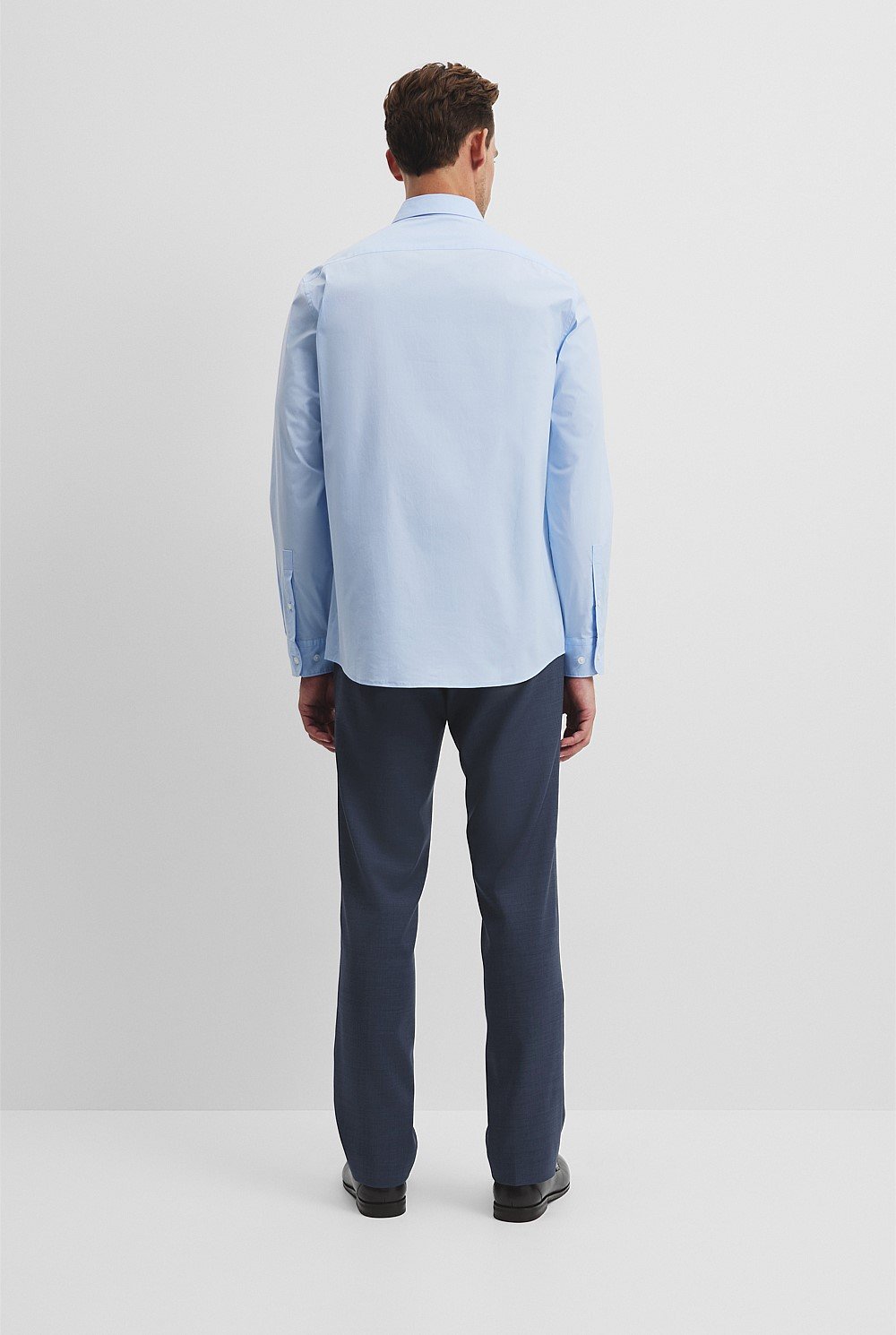 Long Sleeve Slim Fit Cotton Stretch Shirt