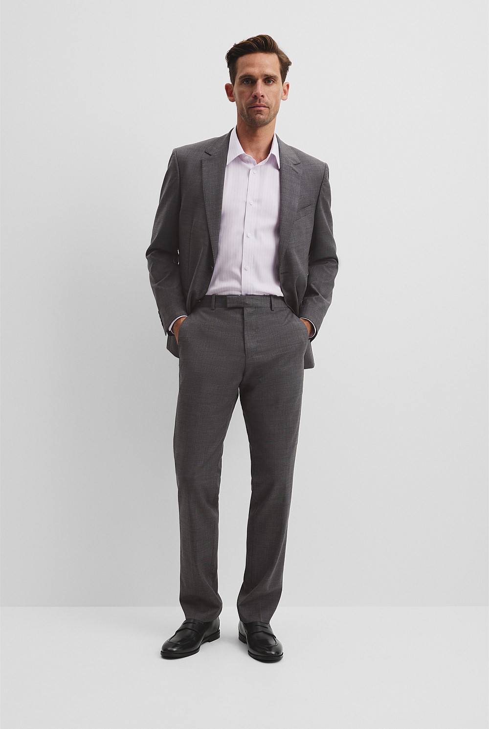 Regular Wool Blend Pant