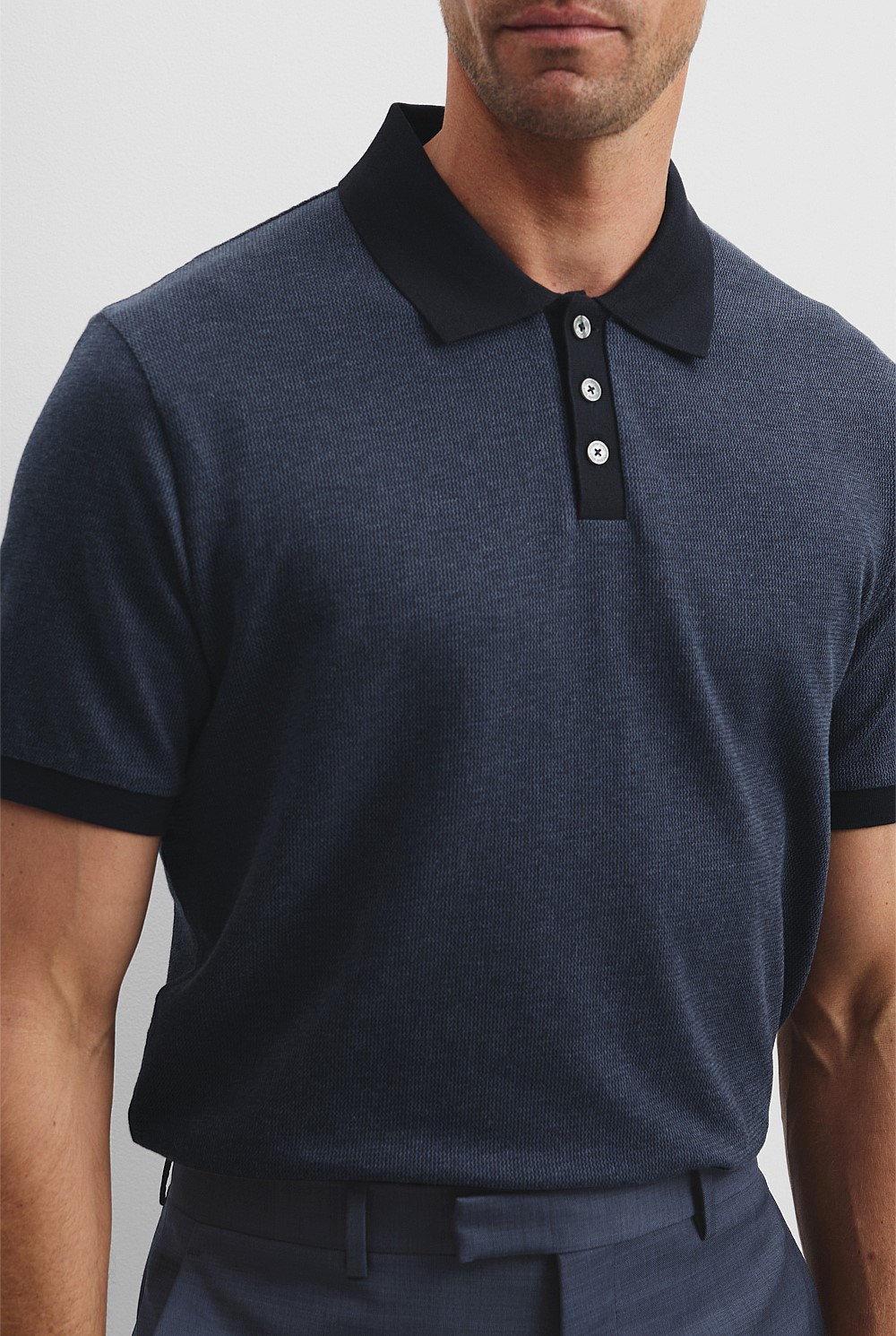 Contrast Polo
