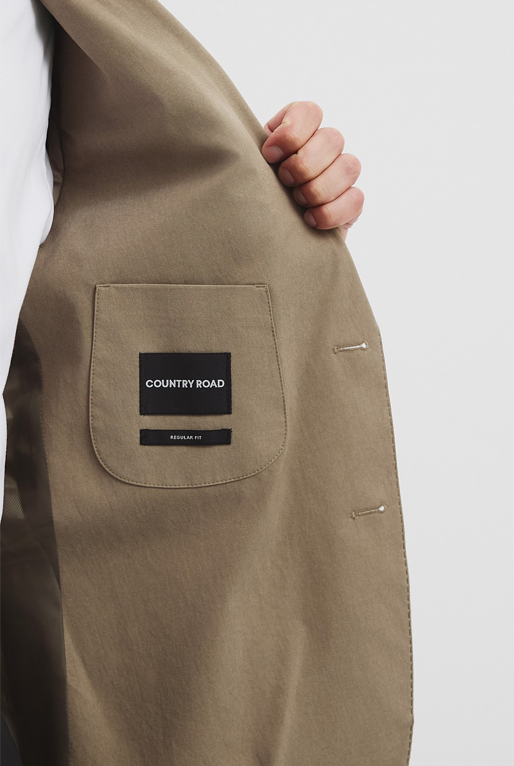 Regular Fit Tencel Blend Jacket