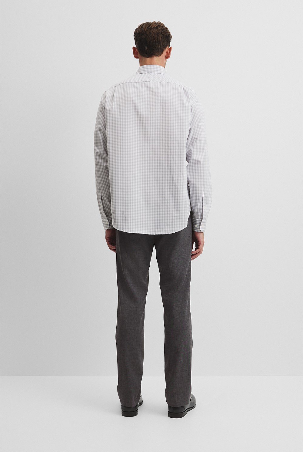 Regular Fit Gingham Travel Shirt