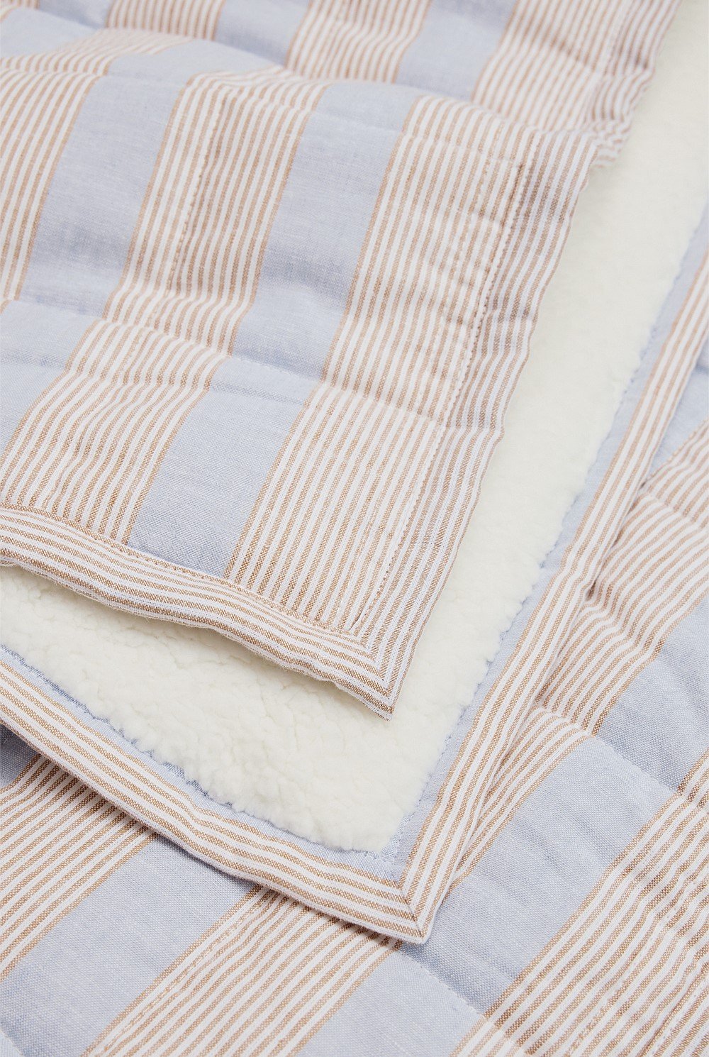 Iris Sherpa Throw Blanket