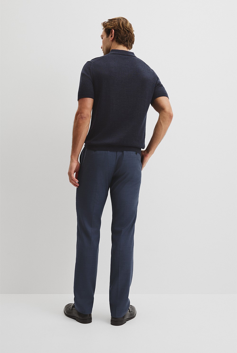 Australian Merino Short Sleeve Trophy Knit Polo