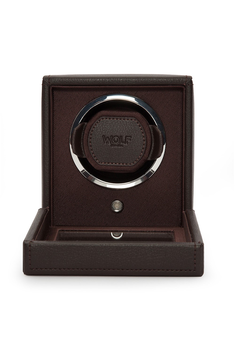 Cub Watch Winder With Cover Brown