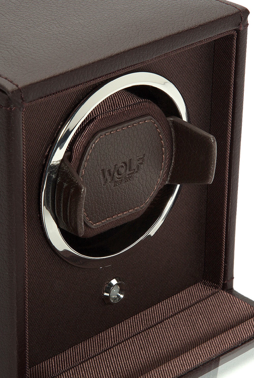 Cub Watch Winder With Cover Brown