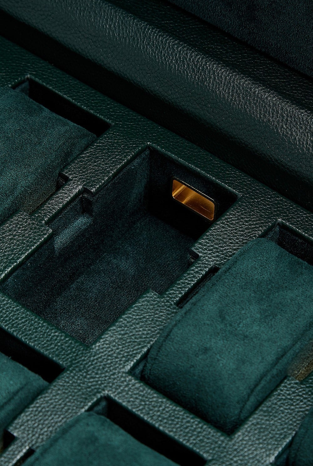 British Racing 8 Piece Watch Box Green