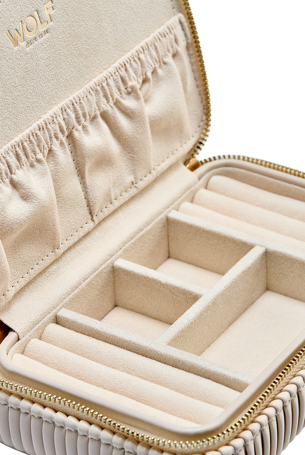 Bella Travel Zip Case Bone