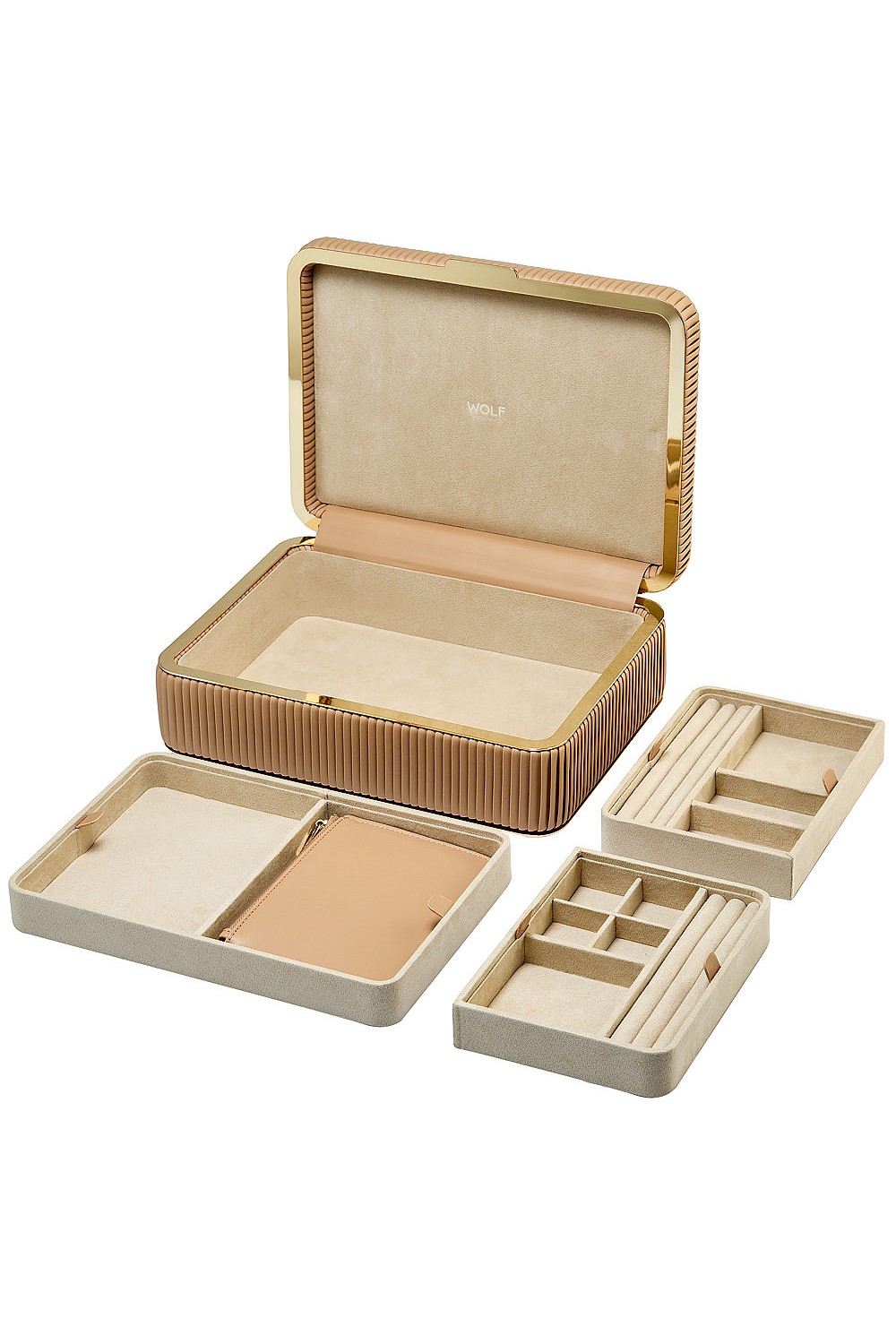 Bella Medium Jewellery Box Mocha