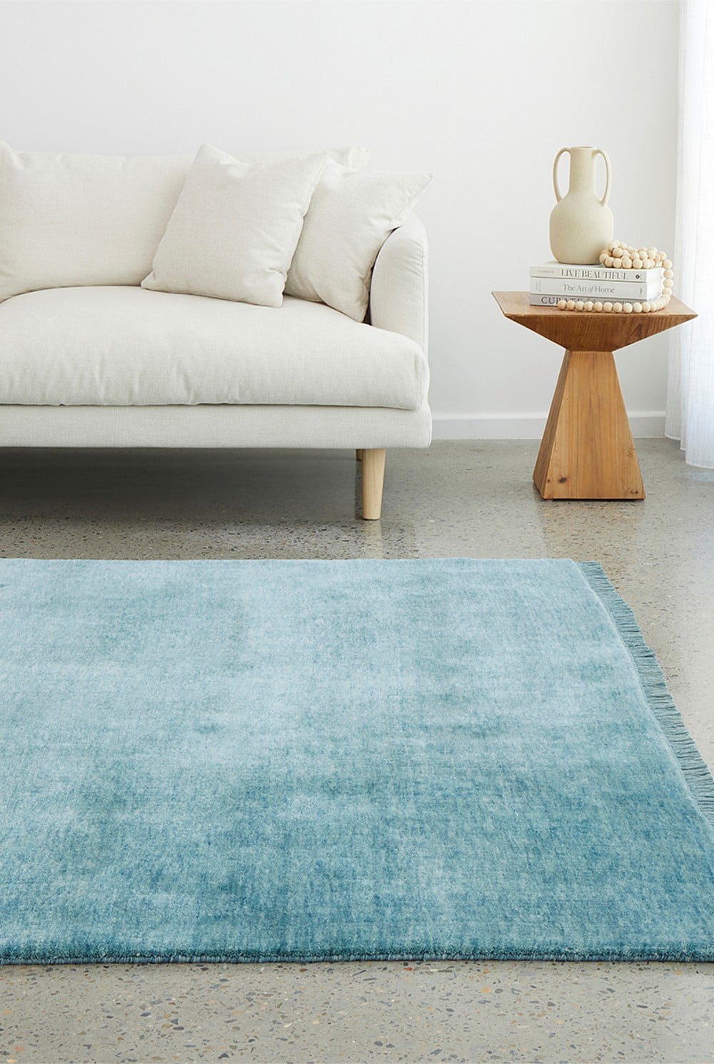 Kinship Sky Blue Rug 400x300cm