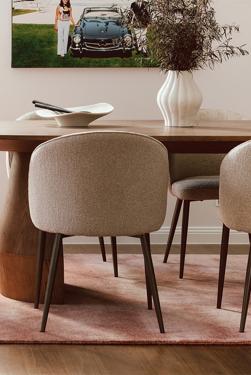 Kinship Blush  Pink Rug 400x300cm