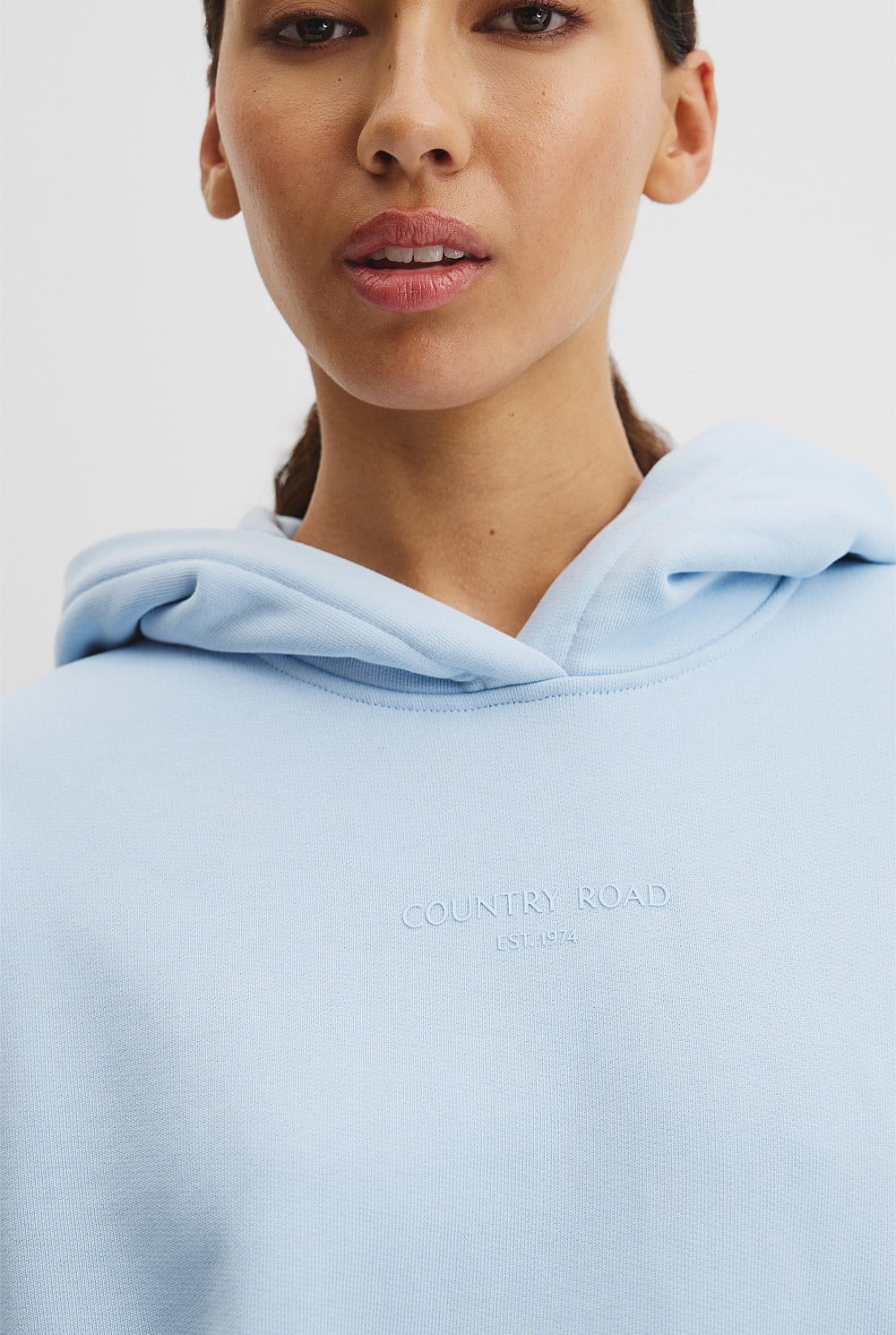 Australian Good Earth Cotton Pull Over Hooded Sweat