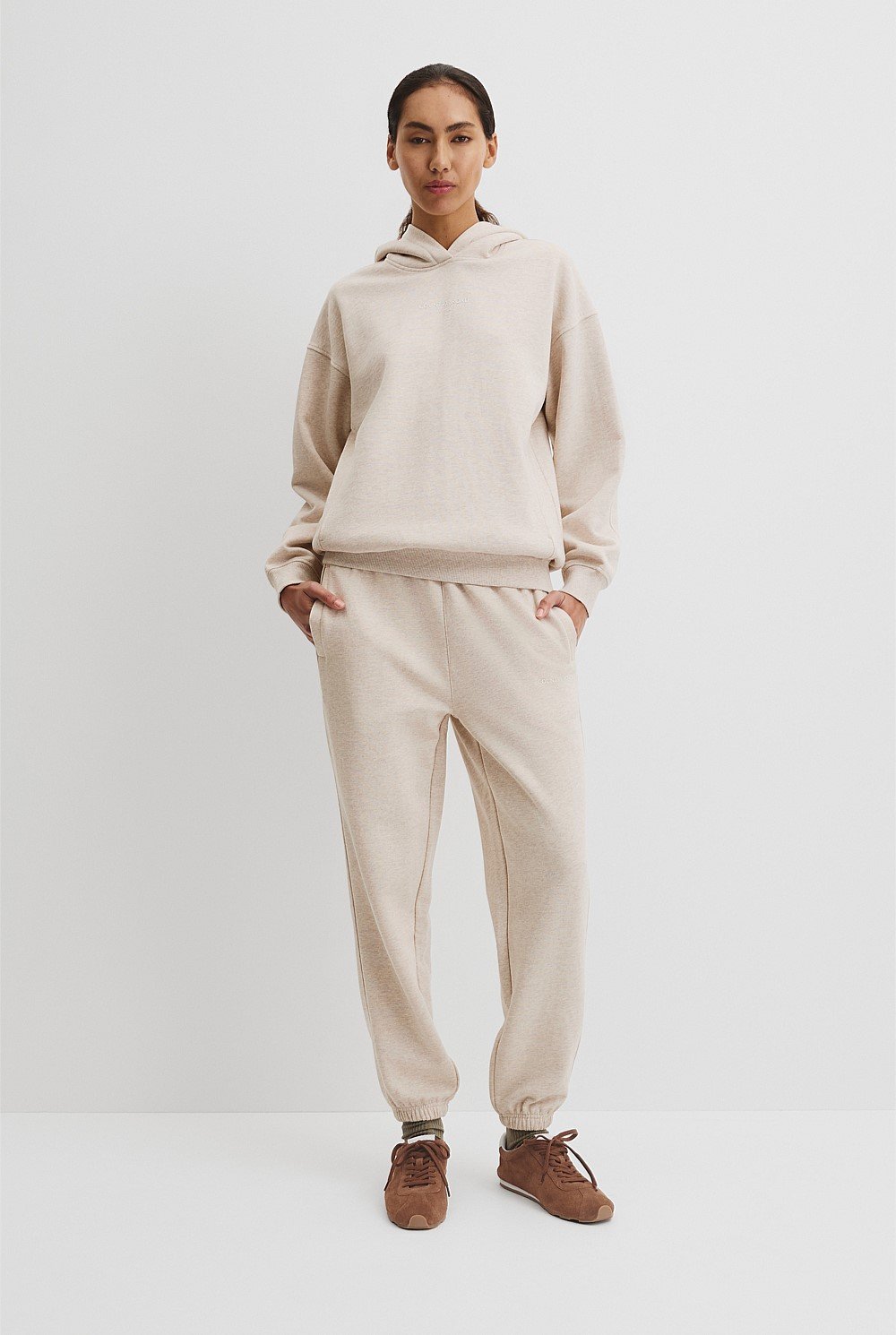 Australian Good Earth Cotton Pull Over Hooded Sweat