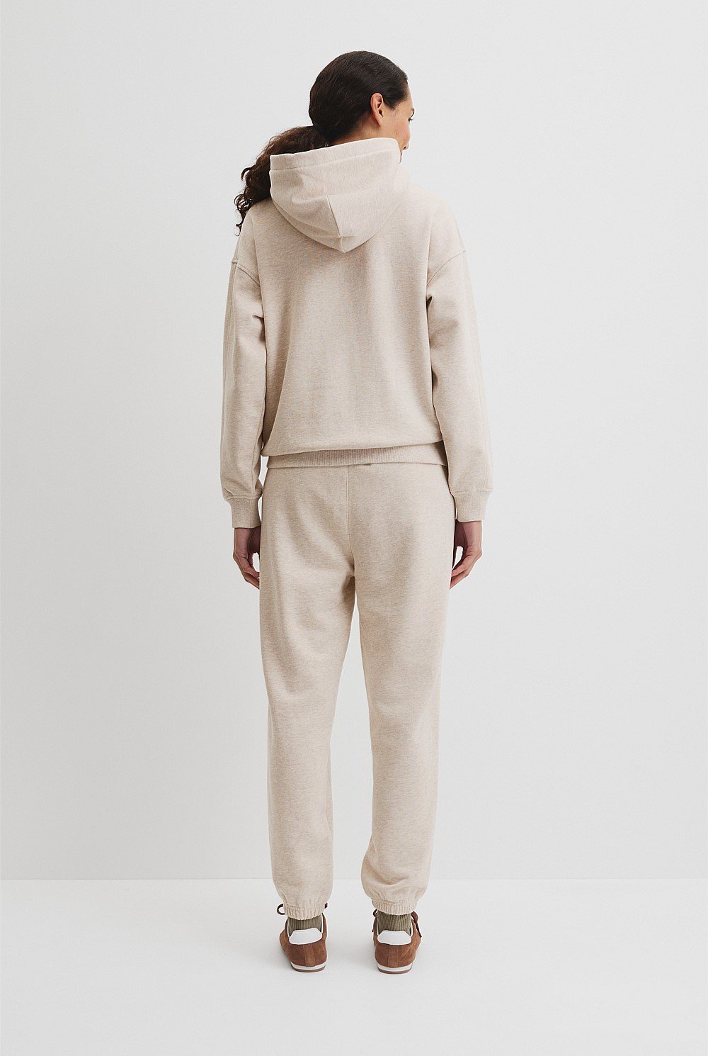 Australian Good Earth Cotton Pull Over Hooded Sweat