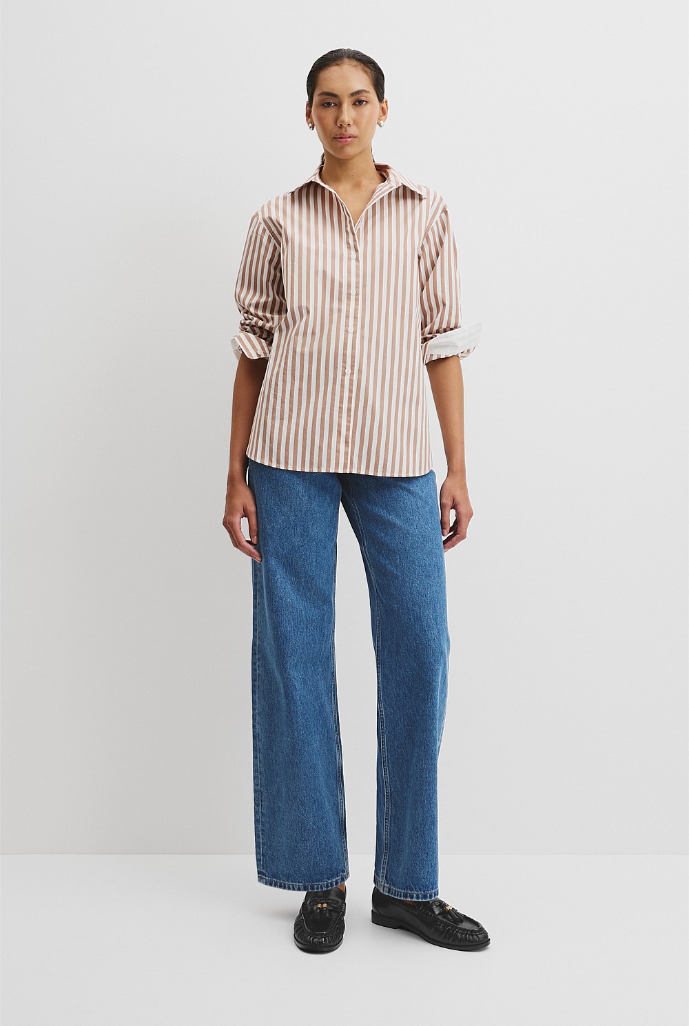 Australian Cotton Classic Stripe Shirt