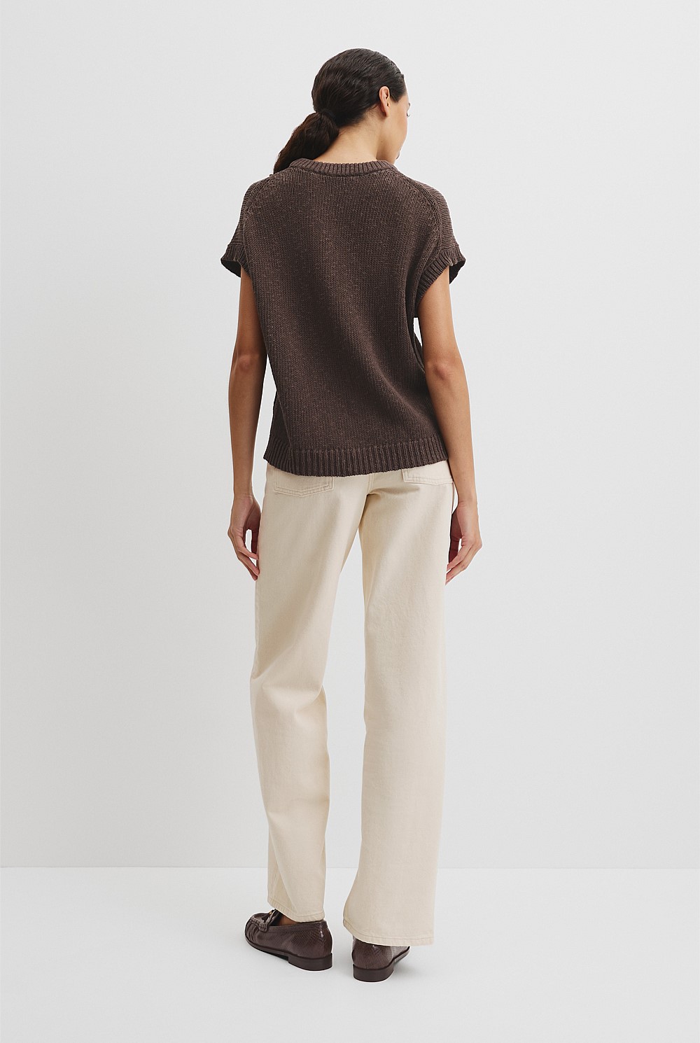 Textured Knit T-Shirt