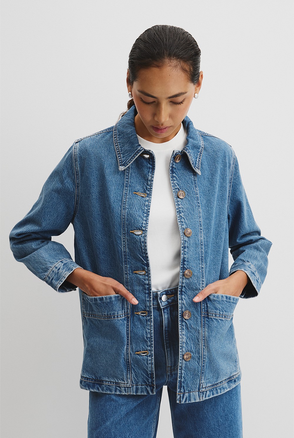 Denim Shacket
