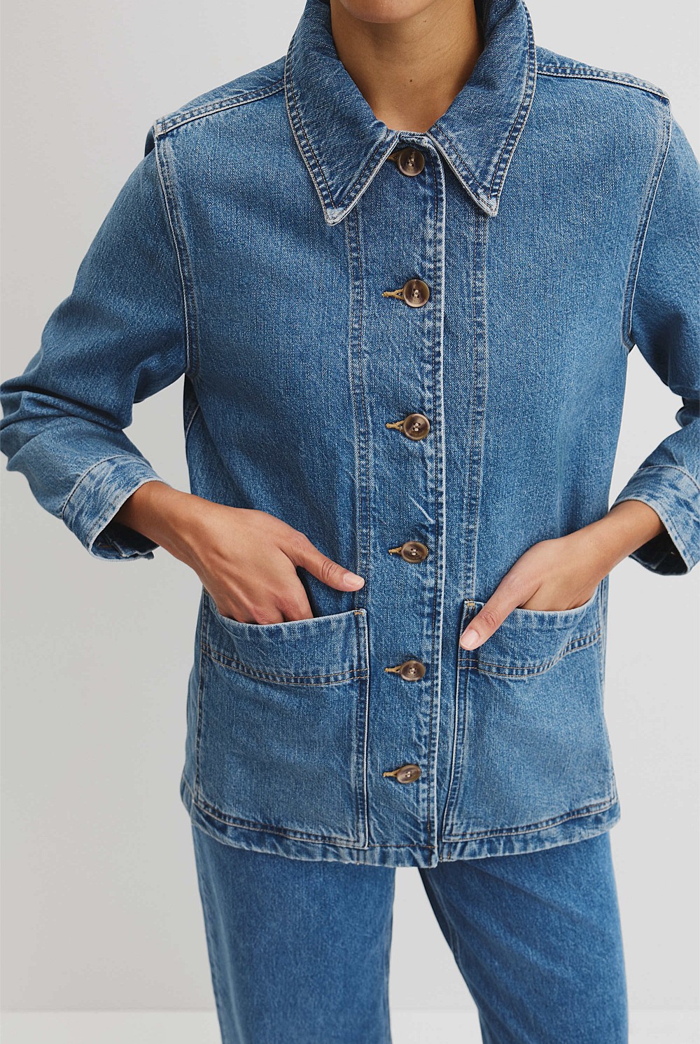 Denim Shacket