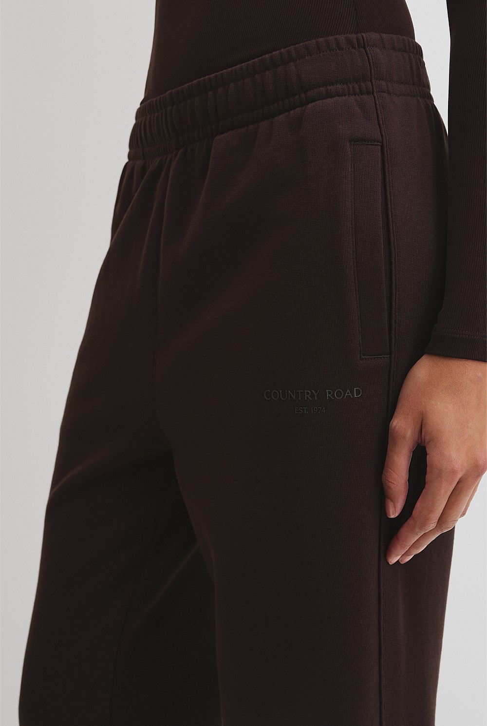 Australian Good Earth Cotton Cuffed Track Pant