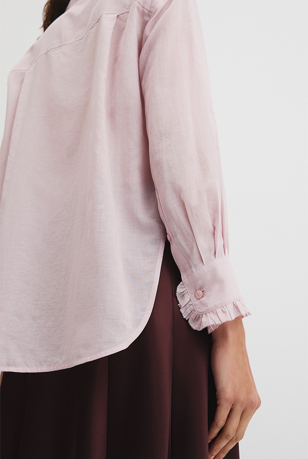 Soft Ruffle Blouse