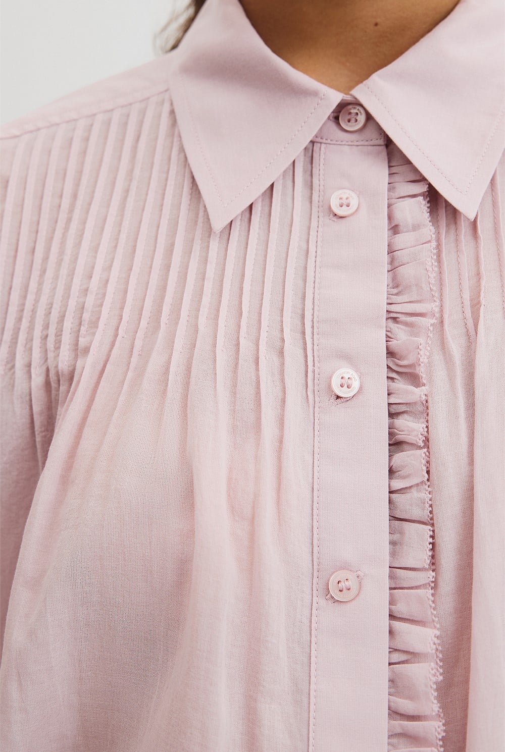 Soft Ruffle Blouse