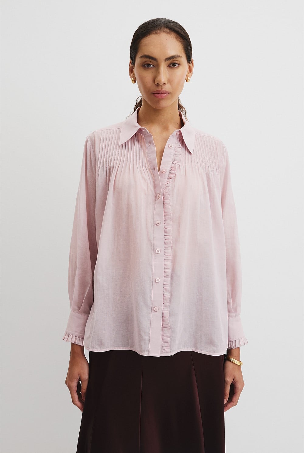 Soft Ruffle Blouse