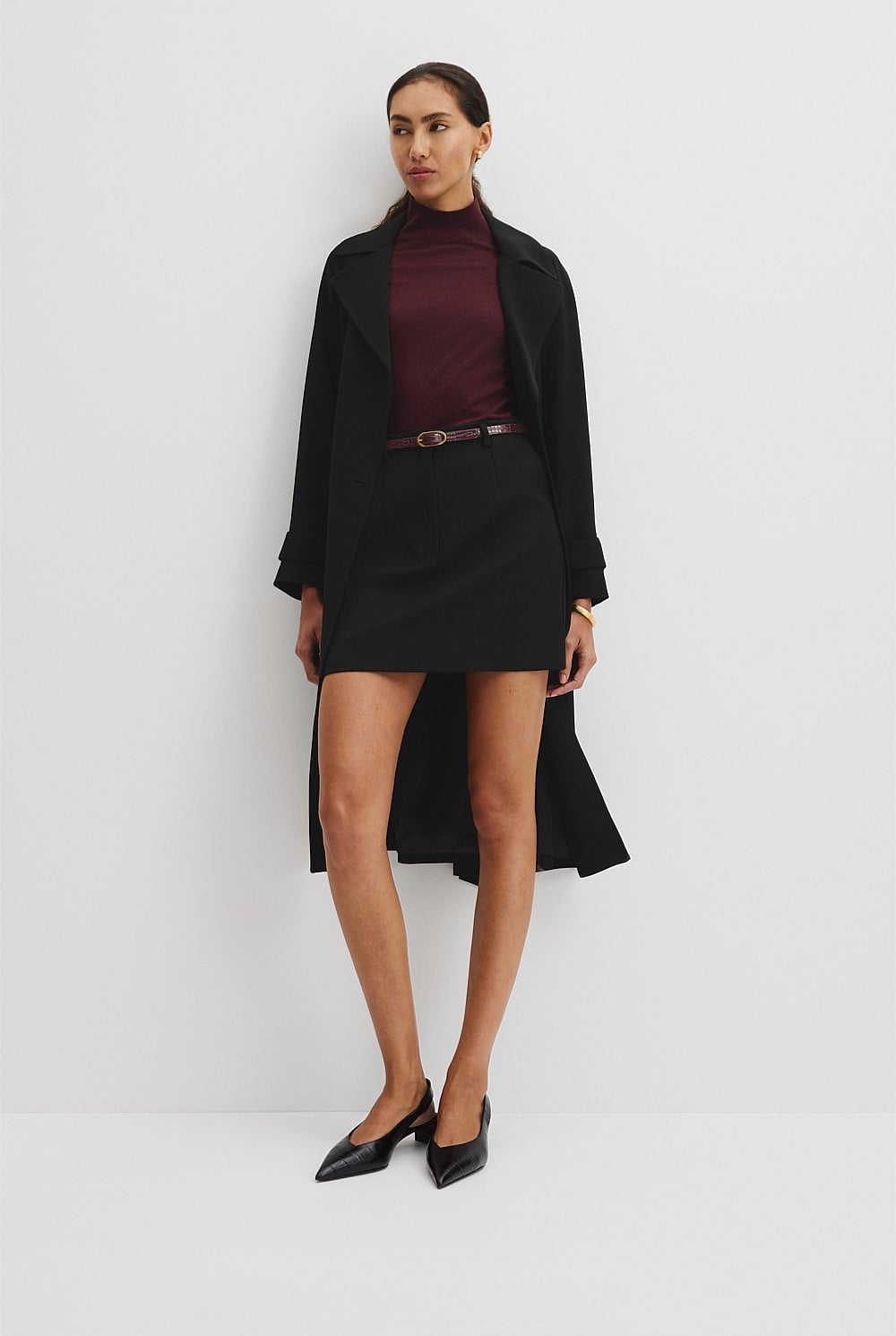 Short Sleeve Wool Silk Knit
