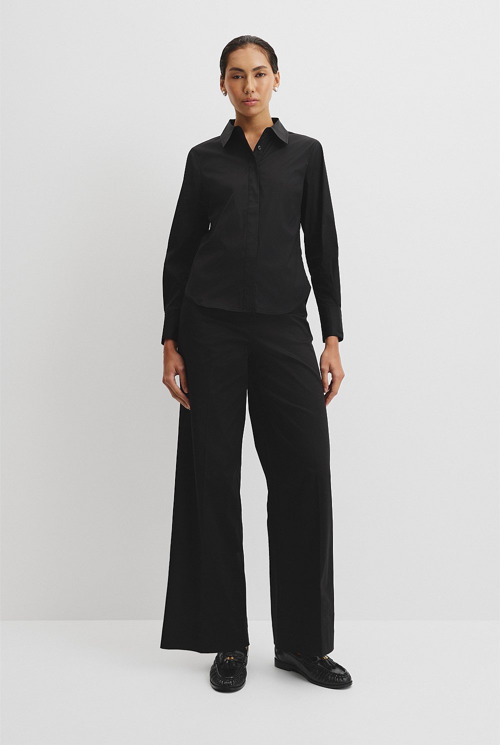 Stretch Slim Fit Poplin Shirt