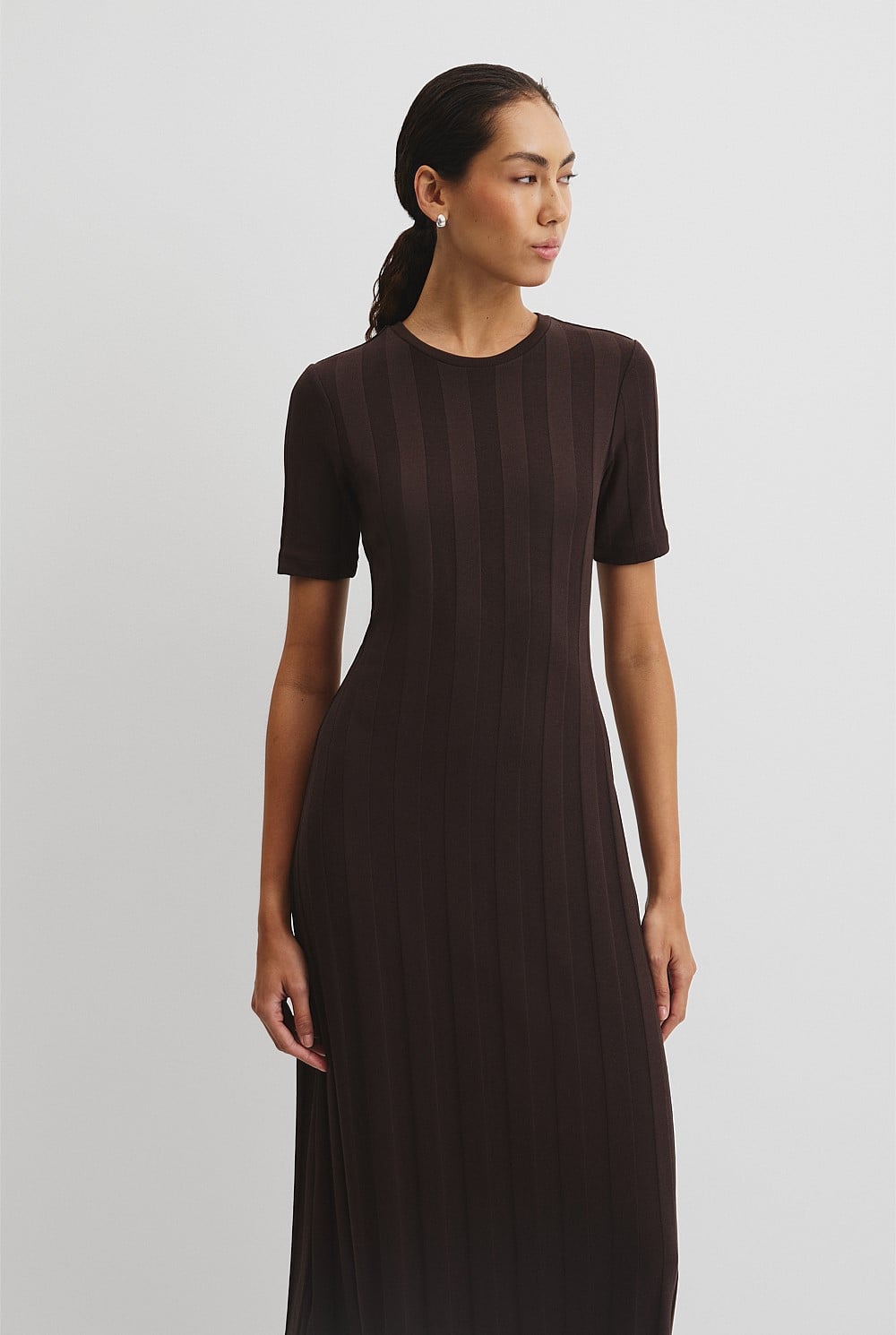 Rib Midi Dress