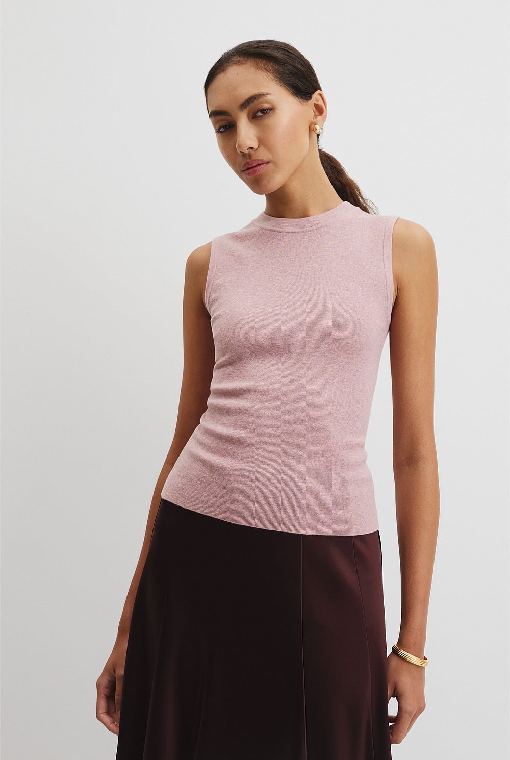 Wool Silk Tank