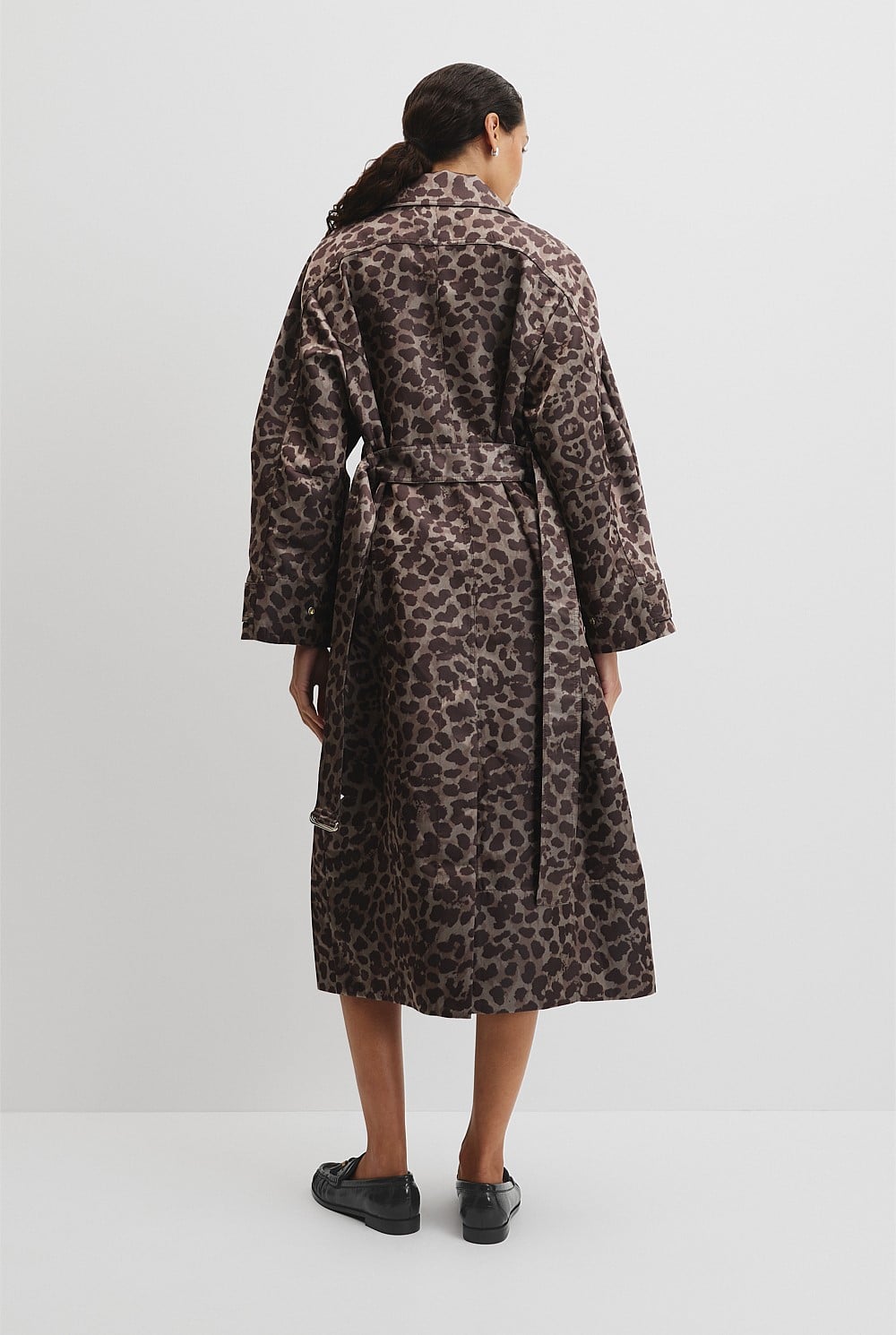 Leopard Jacquard Coat