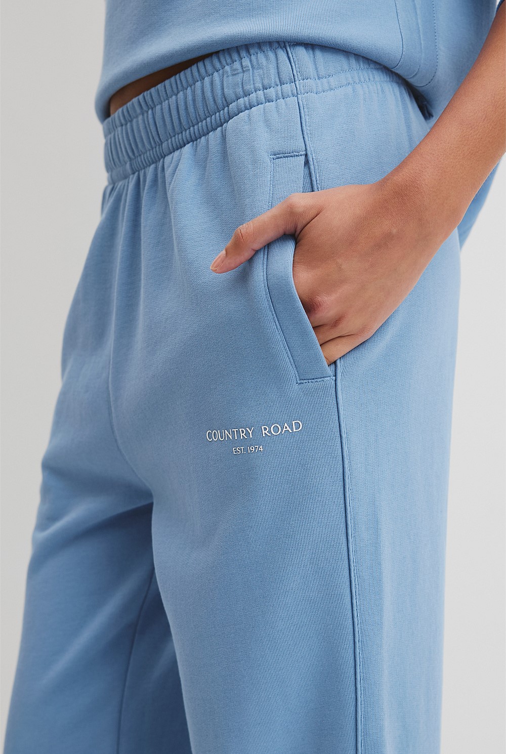 Australian Good Earth Cotton Cuffed Track Pant