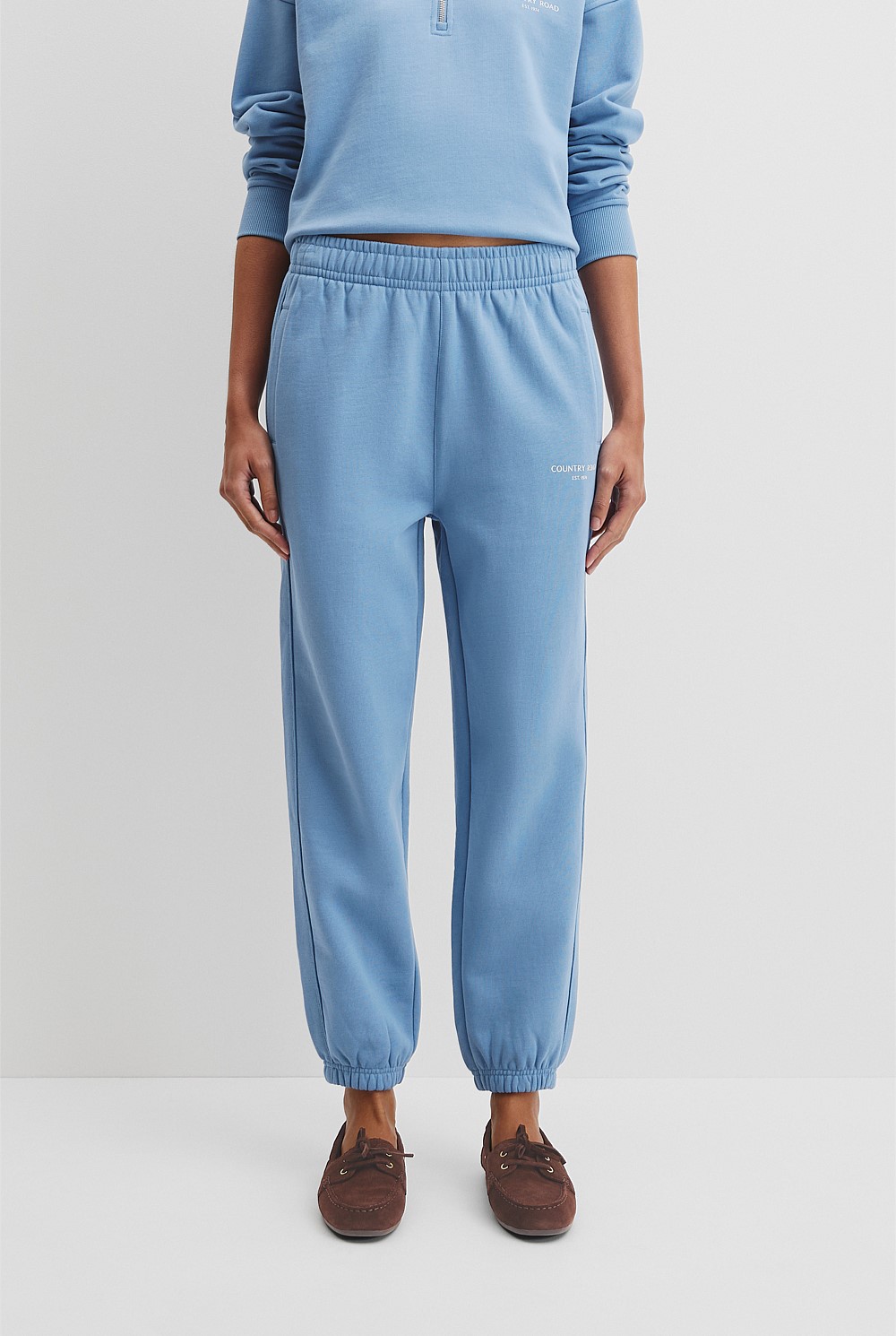 Australian Good Earth Cotton Cuffed Track Pant
