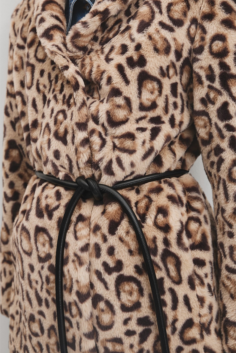 Animal Faux Fur Coat