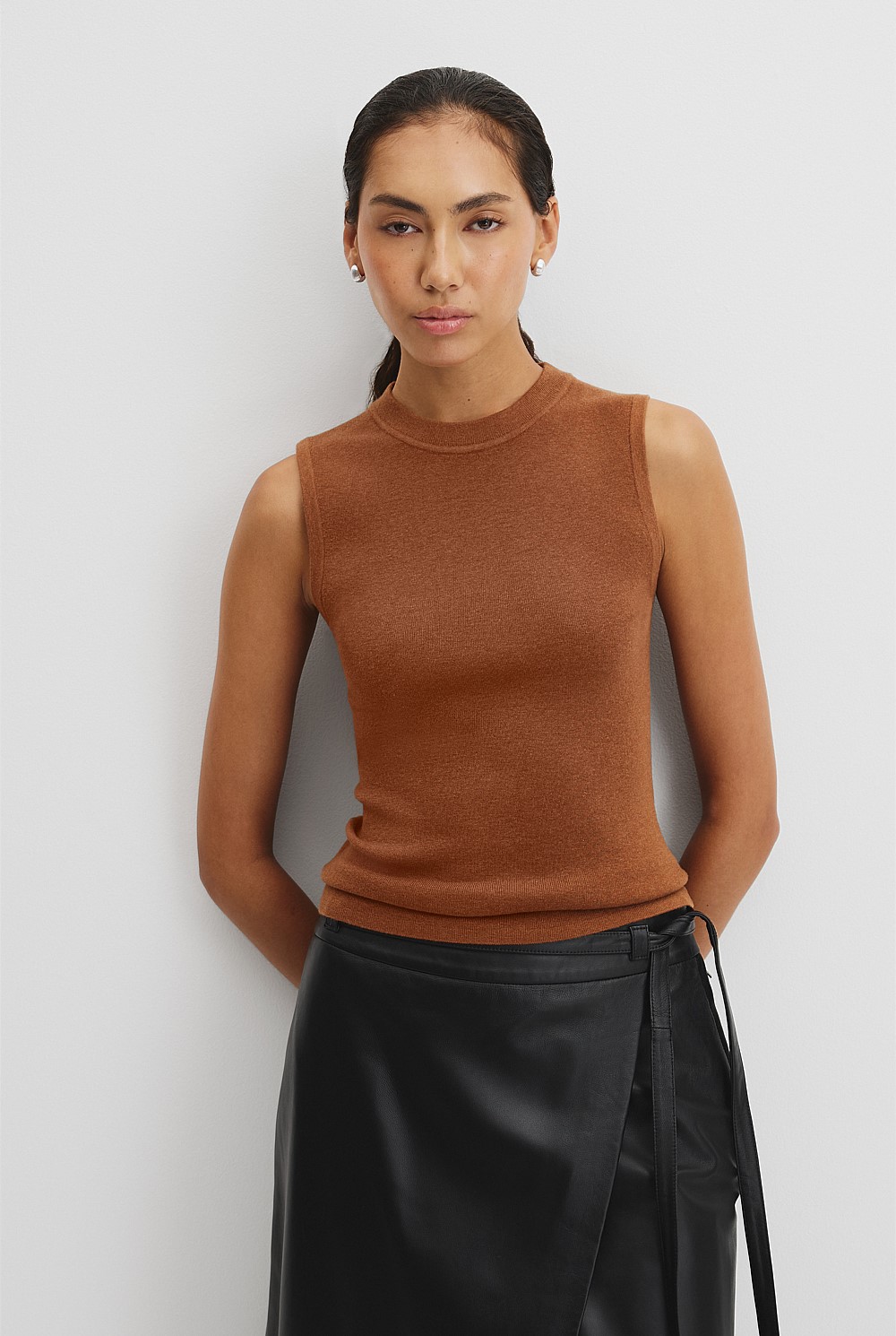 Wool Silk Tank