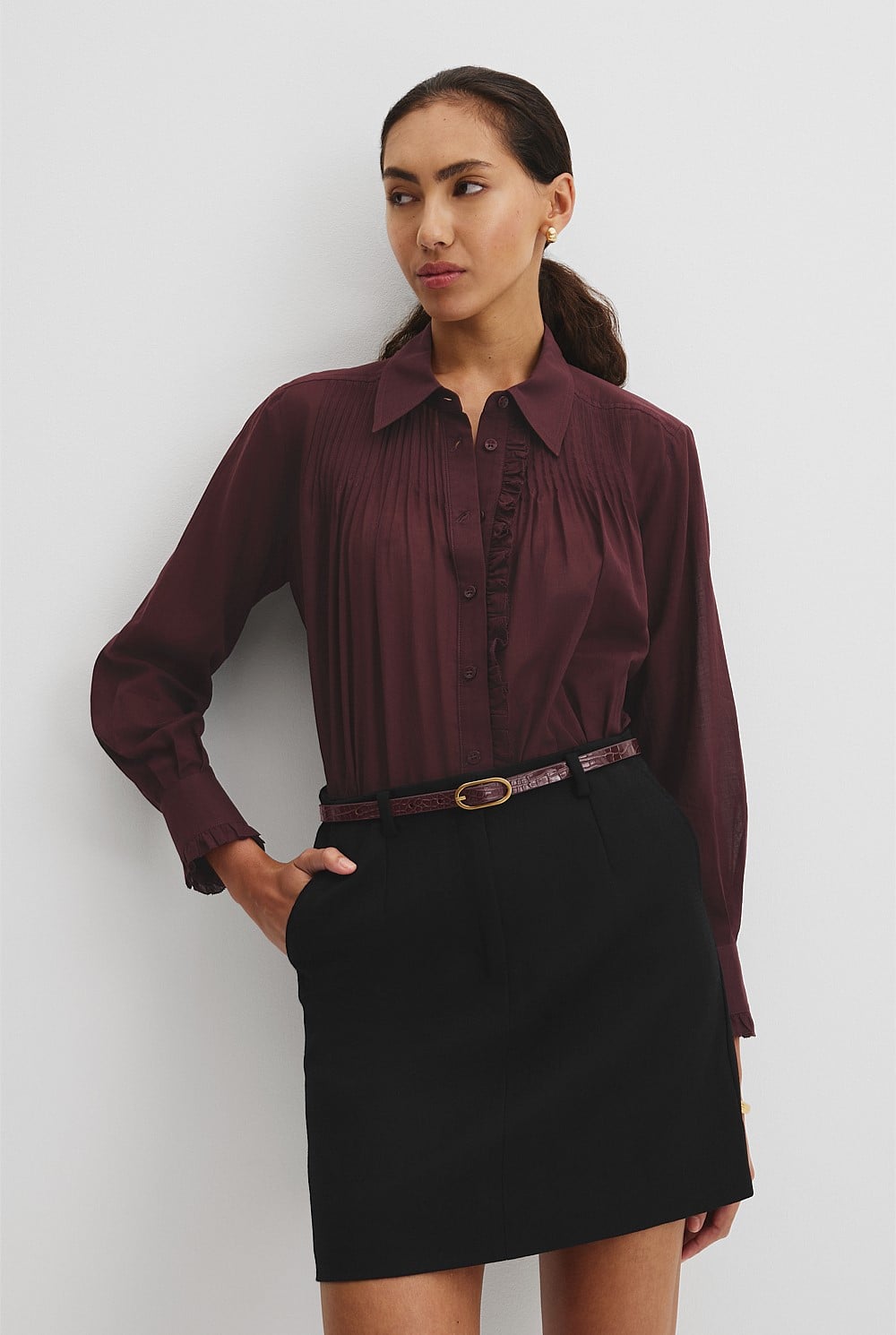Soft Ruffle Blouse