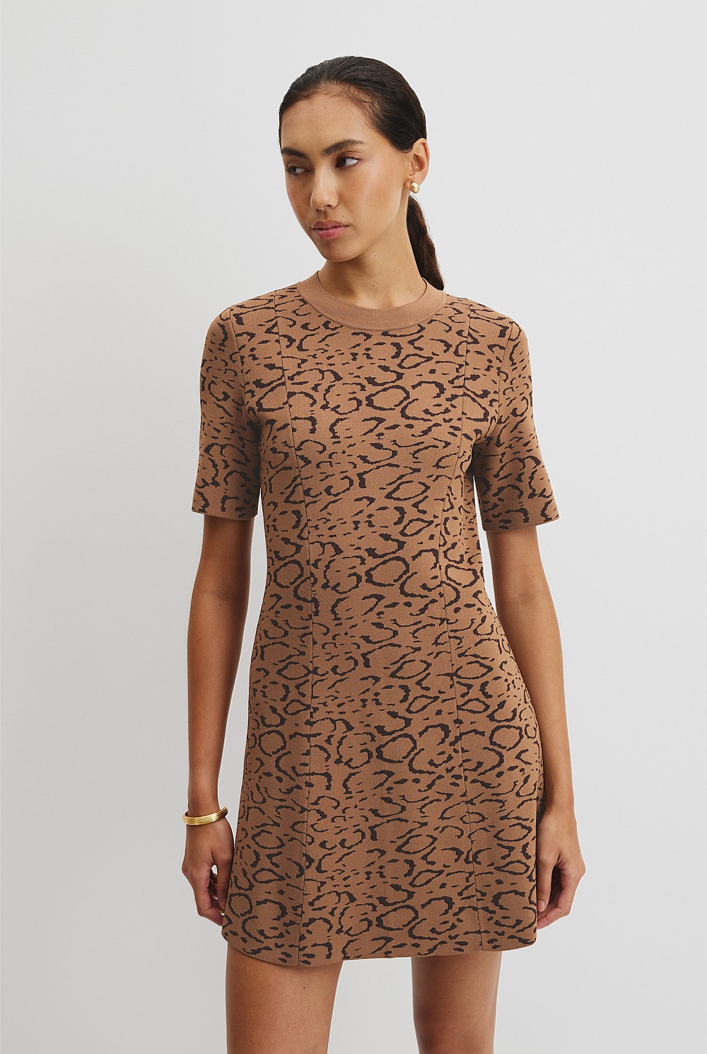 Compact Knit Mini Dress