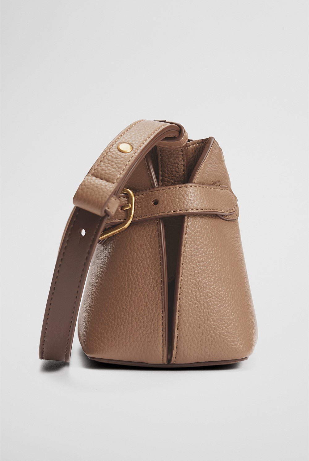 Buckle Detail Shoulder Bag