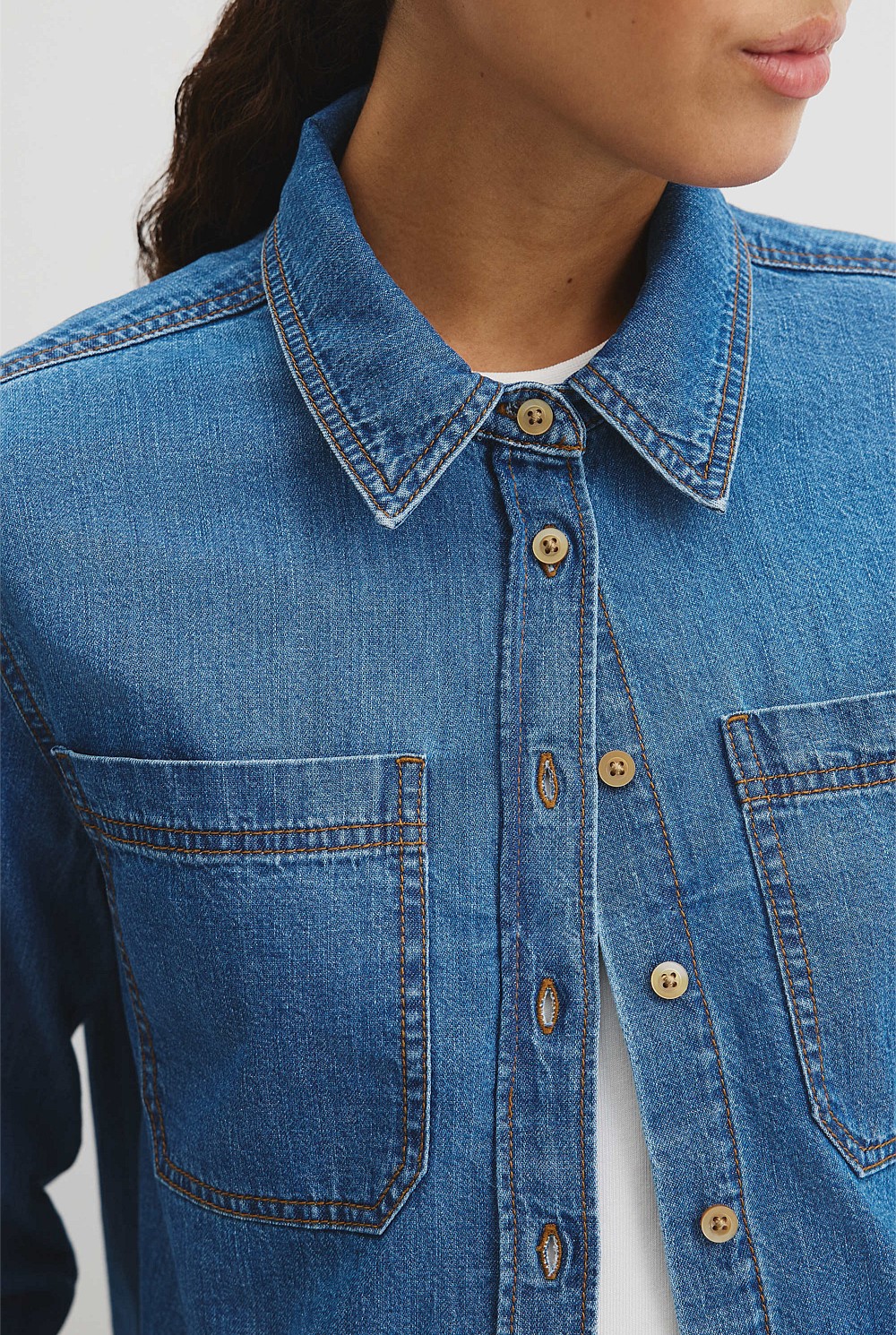 Pocket Denim Shirt