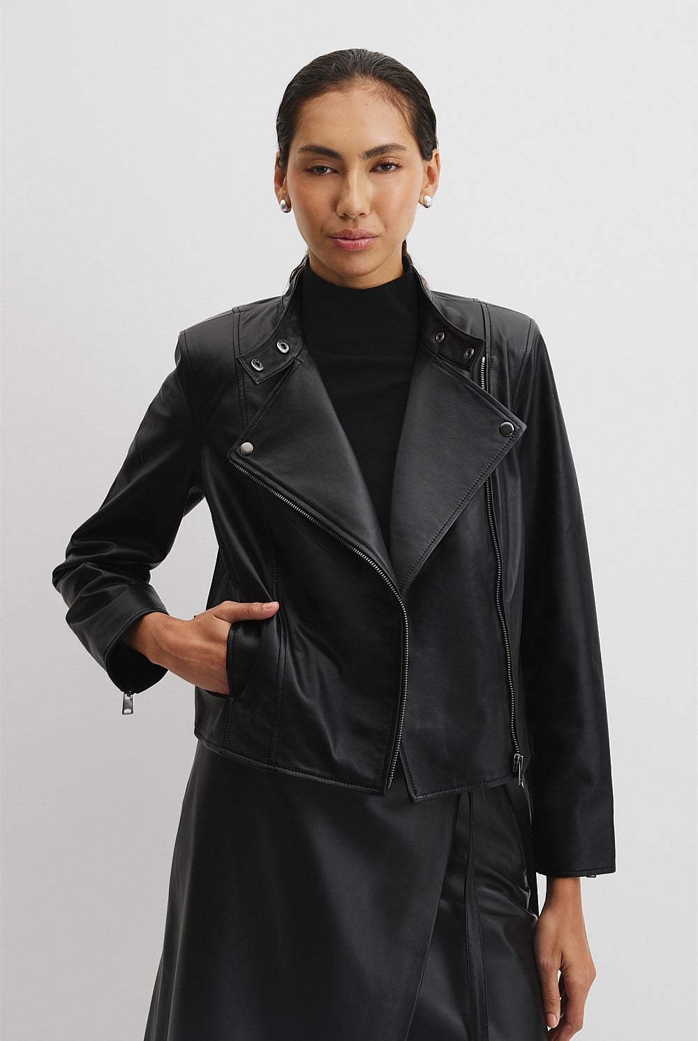 Leather Biker Jacket