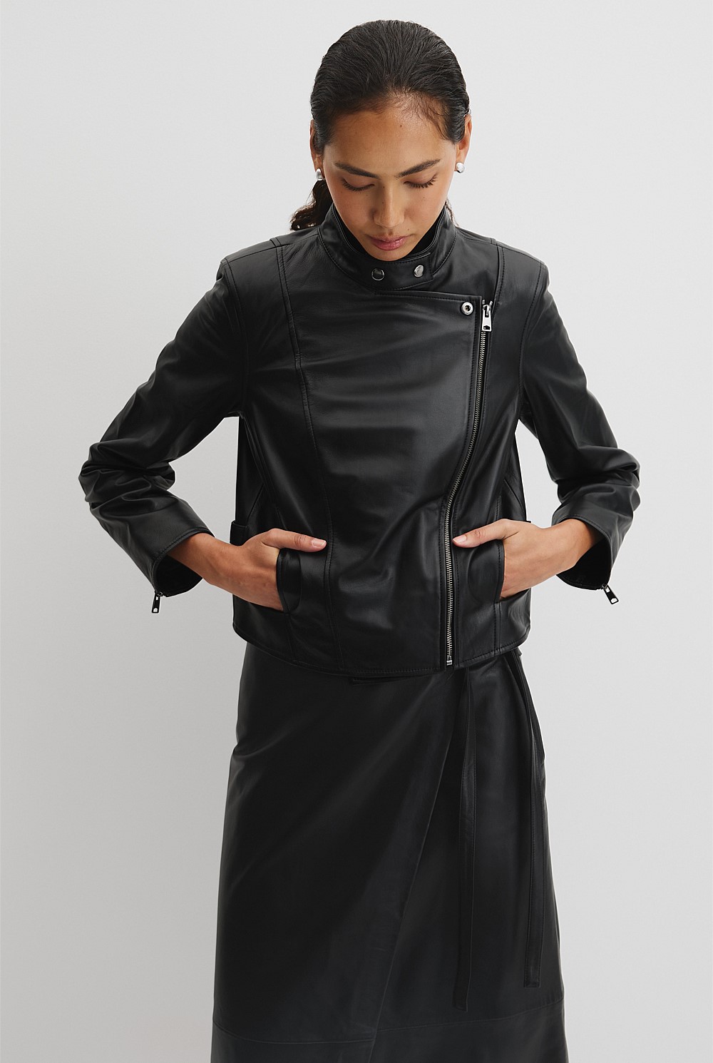 Leather Biker Jacket