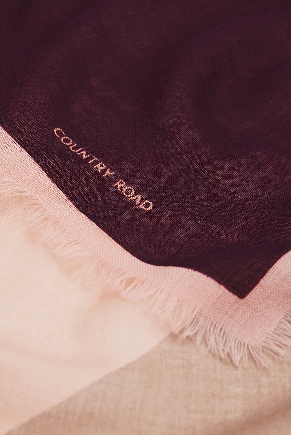 Wool Geometric Scarf