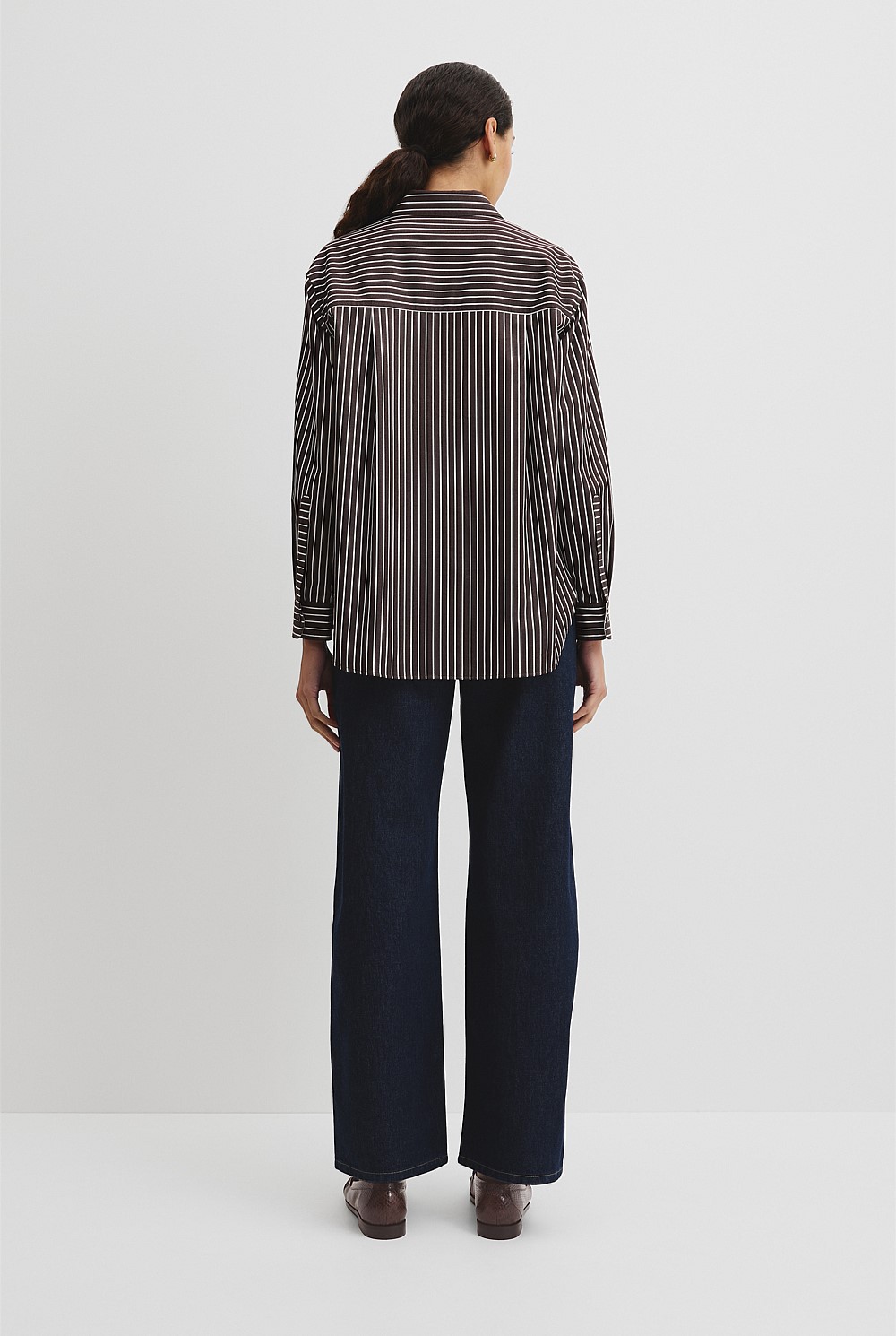 Australian Cotton Stripe Oxford Shirt