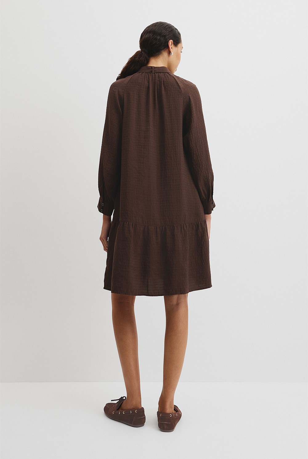 Textured Smock Dress