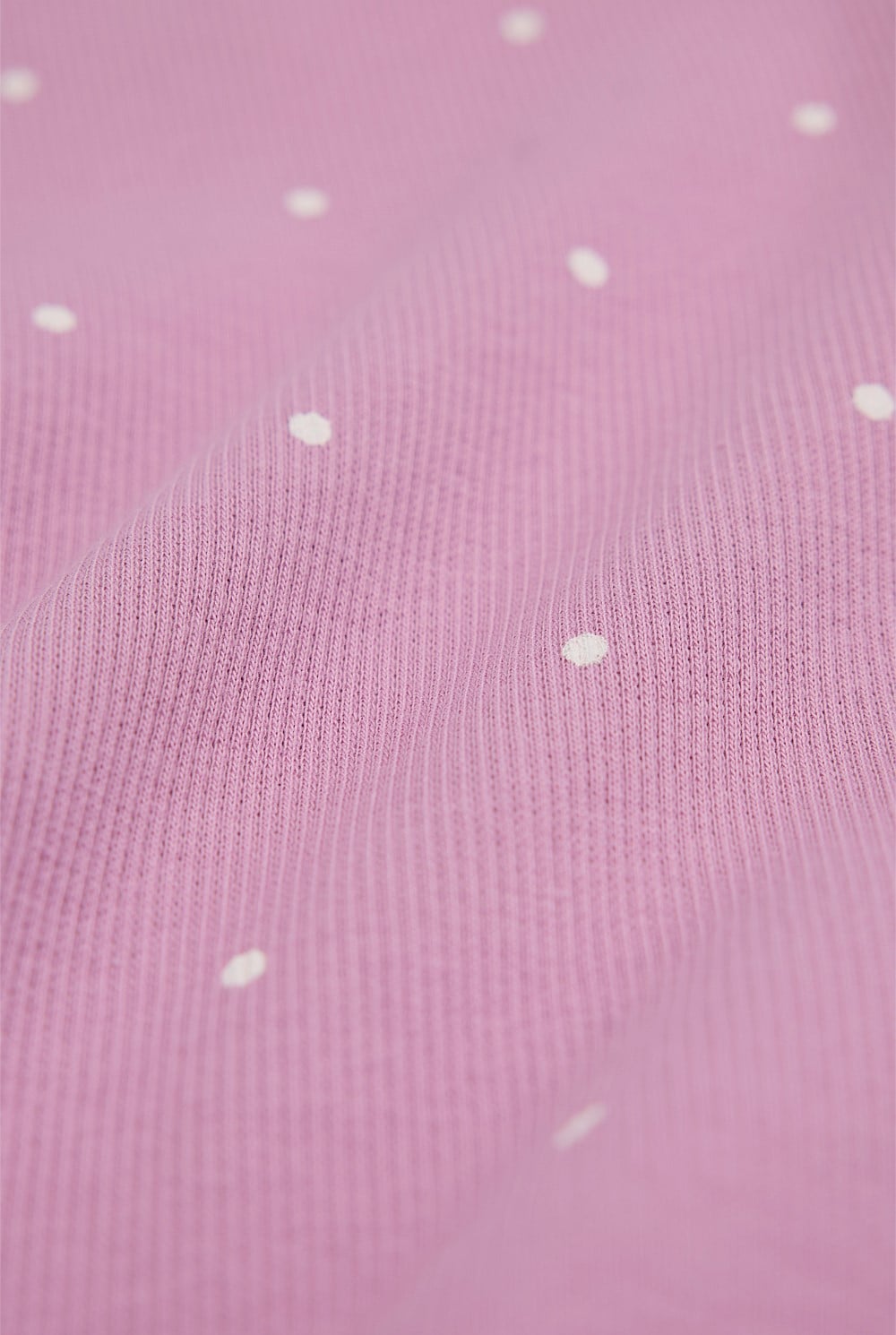 Organically Grown Cotton Cord Soft Frill Rib T-Shirt