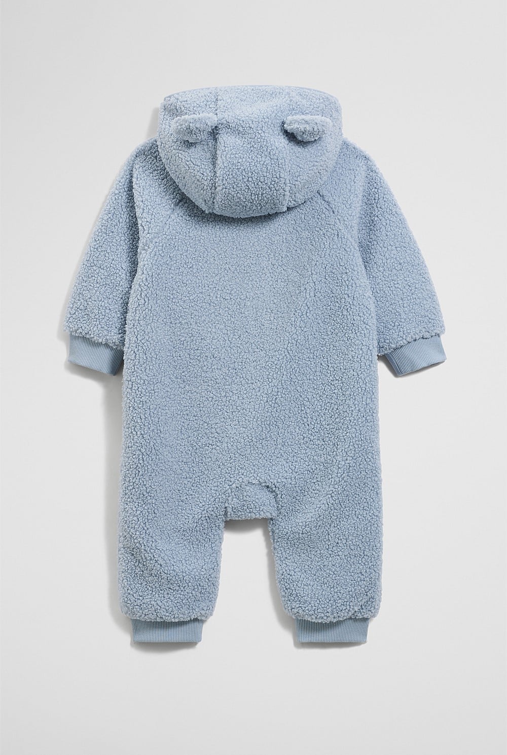 Recycled Polyester Sherpa Hooded Jumpsuit