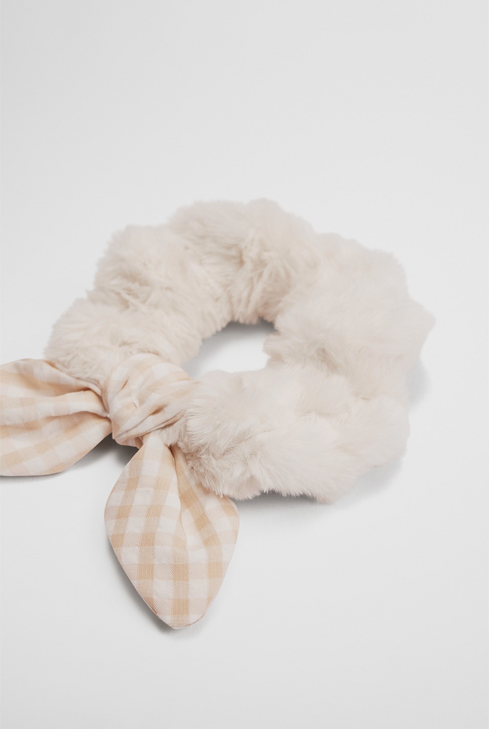 Faux Fur Scrunchie