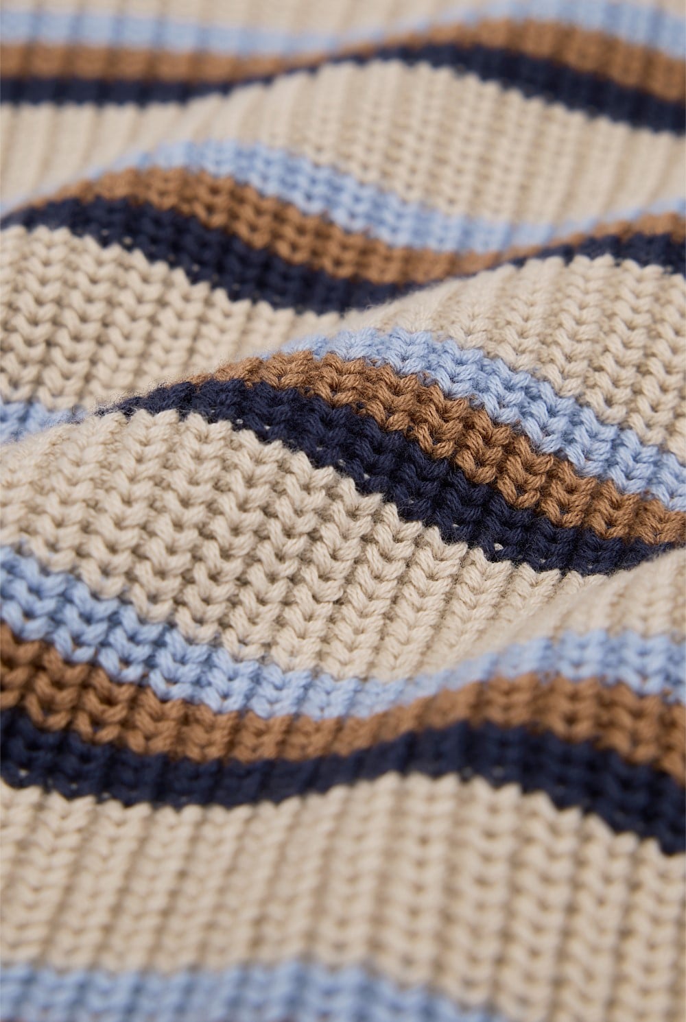 Crew Neck Stripe Knit